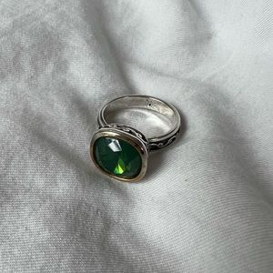 Brighton Sterling Silver & Emerald Ring